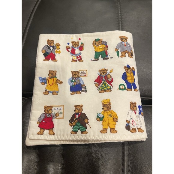 When I Grow Up I Want To Be Pillow Book 2 Sew Childs Teddy Bears Cranston Print - Picture 8 of 8